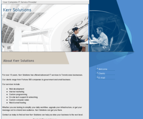 kerrsolutions.ca: About Kerr Solutions
Elite Toronto-based web development & tech services firm