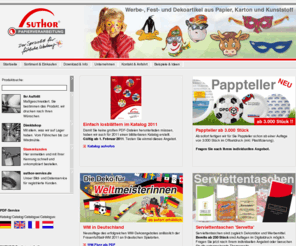 klatschfaecher.net: Werbeartikel aus Papier, Karton und Kunststoff von Suthor aus Nettetal
SUTHOR Papierverarbeitung GmbH & Co. KG - Der Spezialist fï¿½r frï¿½hliche Werbung