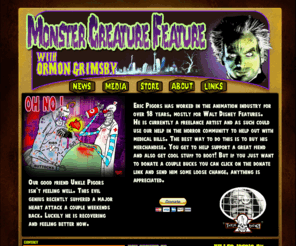 monstercreaturefeature.com: Monster Creature Feature Homepage
Raleigh's own home grown horror host show, every friday at 10 and 12 on channel 10 RTN.