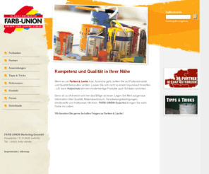 farbunion.com: Farben & Lacke, Holzschutz – Farb Union
Bei Verwendung von Farben & Lacke wird Qualität groß geschrieben – Farb Union , Ihr kompetenter Partner bei Farben und Lacke.
