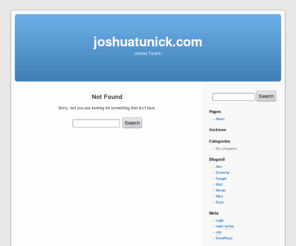 joshuatunick.com: joshuatunick.com
