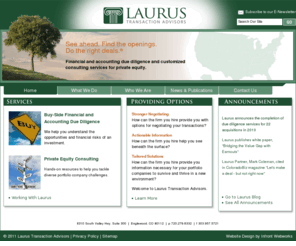 laurustransactionadvisors.com: Laurus Transaction Advisors
Financial and accounting due diligence and consulting for private equity and their portfolio companies.