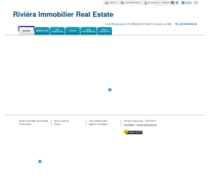 riviera-immobilier-cavalaire.com: Agence immobilière - Riviéra Immobilier Real Estate à Cavalaire sur Mer
Riviéra Immobilier Real Estate - Agence immobilière situé à Cavalaire sur Mer vous accueille sur son site à Cavalaire sur Mer