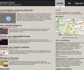 barthazi.hu: Bártházi András
Bártházi András személyes weblapja