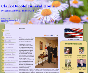 clarkducote.com: Clark-Ducote Funeral Home : Belle Chasse, Louisiana (LA)
Clark-Ducote Funeral Home provides complete funeral services to the local community.