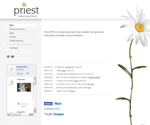 priestpr.com: Priest PR
Priest PR är en kreativ byrå som löser problem och genererar affärsnytta med hjälp av kommunikation.