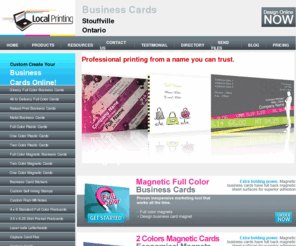 stouffvillebusinesscard.com: Business Cards Stouffville  excellent Business Cards Ontario
create excellent full colour business cards in Stouffville As accelerated as 48 hours shipping in Ontario is chargeless