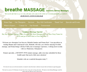 breathemassagedelmar.com: Massage Therapy Delmar NY Massage Therapist
Massage Therapy in Delmar NY