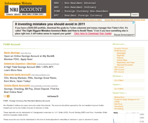 fcnraccount.com: FCNR Account | NRIAccount.com
Non-Resident Indians can open accounts under this scheme. The account should be opened by the non-resident account holder himself and not by the holder of power of attorney in India. These deposits can be maintained in 5 designated currencies i.e. U.S. Dollar (USD), Pound Sterling (GBP) and Euro, Australian Dollar (AUD) & Canadian Dollar (CAD).