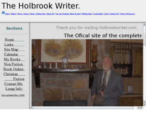 holbrookwriter.com: Mainpage
Mainpage