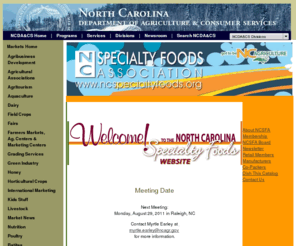 ncspecialtyfoods.org: NCDA&CS - Marketing Division - Specialty Foods
