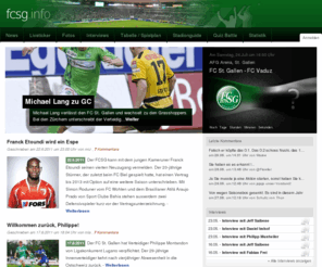 fcsg.info: fcsg.info - Alles rund um den FC St. Gallen 1879 (FCSG)
Dein Espenportal mit Informationen rund um den FC St. Gallen. Wir berichten für dich über den FCSG mit Liveticker, Interviews, Reportagen und News.