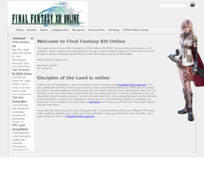 ffxiiionline.com: Final Fantasy XIII Online, the best FFXIII resource on the net
