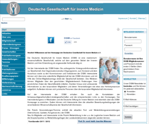 internist-online.net: Homepage
DGIM - Mitgliederportal