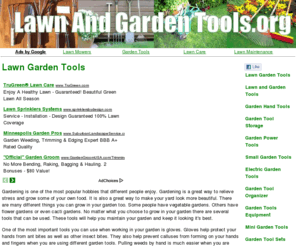 lawnandgardentools.org: Lawn Garden Tools - Excellent Lawn And Garden Tools Guides and Information
Lawn Garden Tools - Excellent Lawn And Garden Tools Guides and Information