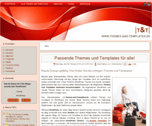 themes-and-templates.de: Themes and Templates kostenlos herunterladen - Startseite
Wordpress Themes und Joomla Templates kostenlos downloaden.