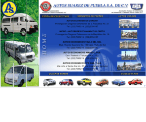 autossuarez.com: Autos Suarez
Lotes de autos, camionetas y trailers en Puebla y Tlaxcala