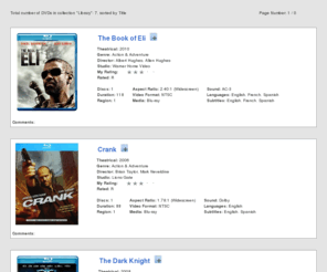 k-gadin.com: Library
My DVD collection, created using DVDpedia.
