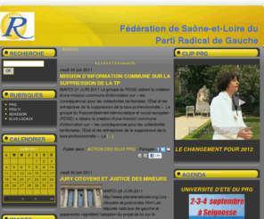 prg71.org: Fédération de Saône-et-Loire du Parti Radical de Gauche
Retrouvez toutes les informations et réactions des Radicaux de Gauche de Saône-et-Loire !