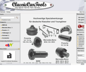 classiccartools.com: ClassicCarTools
Hochwertige Spezialwerkzeuge fr deutsche Klassiker und Youngtimer