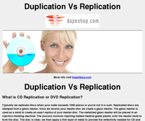 replicationduplication.com: Duplication Vs Replication
CD DVD Replication and CD DVD Duplication services