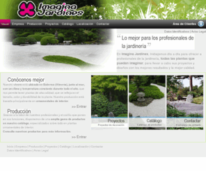 imaginajardines.com: titulo de la pagina
Imagina Jardines - Lo mejor para los profesionales de la jardinería - Plantas aromáticas - Plantas ornamentales de interior - Jardinería - Jardines