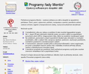 therapeuticsoftware.com: www.mentio.cz
