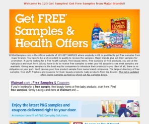 123getsamples.com: 123 Get Samples - Official Website
123 Get Samples is where you can get free samples online from major brands.