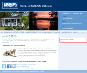 Coldwell Real Estate on Real Estate Services   Thompson Real Estate Brokerage  Coldwell Banker