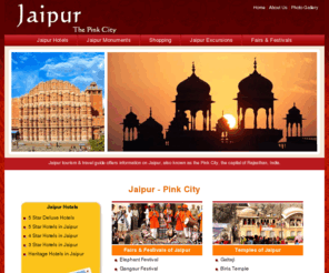 jaipur.org.uk: Jaipur India - Jaipur Rajasthan Tourism - Jaipur Tourism - Jaipur Travel Guide - Jaipur City
Jaipur tourism & travel guide offers information on Jaipur, also known as the Pink City, the capital of Rajasthan, India.