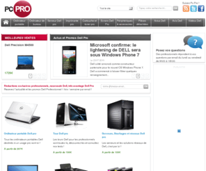 pc-pro.fr: Pc Pro
Conseils professionnels, avis, vidéos et prix des produits Dell entreprises. Profitez des tarifs avantageux sur le catalogue Dell Pro !