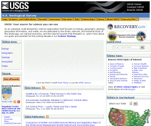 usgs.gov: Welcome to the USGS - U.S. Geological Survey
Federal source for science about the Earth, its natural and living resources, natural hazards, and the environment.