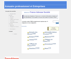 franceadresses.com: France Adresse Société
France Adresse Société - France Adresse Société 