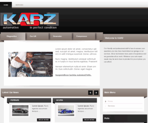 karz-automotive.com: Welcome to KARZ Automotive
Joomla! - the dynamic portal engine and content management system