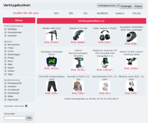 verktygsbutiken.net: Köp verktyg hos Verktygsbutiken.
Verktygsbutiken.se säljer verktyg online, här hittar du skruvdragare, borrmaskiner, fräsar, hyvlar och sågar med kvalitét till rätt pris.