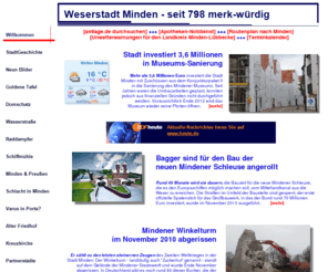 amtage.net: amtage.de - das Minden Magazin - Weserstadt Minden - seit 798 merk-würdig
Privates Minden-Portal des Journalisten Hans-Juergen Amtage. Informationen ueber Minden in Westfalen und Umgebung, die Geschichte der Stadt an der Weser sowie Sehenswuerdigkeiten und kulturelles Leben.