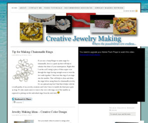 creativejewelrymaking.com: Creative Jewelry Making | Beading, wire, glass beads instructions & references.
Your jewelry making resource for ideas, techniques, patterns, and supplies.