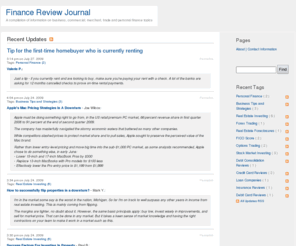 financereviewjournal.com: Finance Review Journal
A compilation of information on business, commercial, merchant, trade and personal finance topics