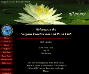 nfkpc.net: Niagara Frontier Koi an Pond Club
