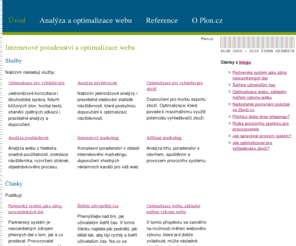 plon.cz: Internetové poradenství | PLON.cz
PLON.cz | SEO, optimalizace pro vyhledávače