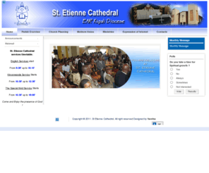 stetiennekigali.org: . : : St. Etienne Cathedral
The Official Website of St. Etienne Cathedral, EAR Kigali Diocese