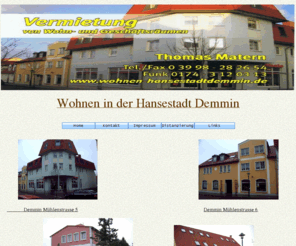 wohnen-hansestadtdemmin.com: Wohnen in der Hansestadt Demmin
Startseite