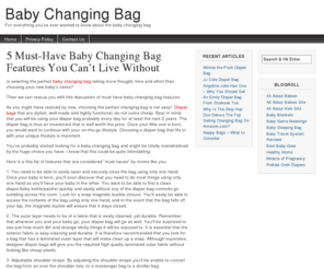 baby-changing-bag.com: Baby Changing Bag
Is selecting the perfect baby changing bag taking more thought, time  and effort than choosing your new babyâs name? Then we can rescue you  with t...