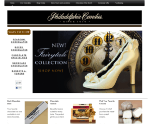 philadelphiacandies.com: Luxury chocolate gifts, world's best chocolate, send chocolate : Philadelphia Candies - Home
A family tradition since 1919, Philadelphia Candies has been manufacturing the finest in chocolates and chocolate gifts for generations. Browse our selection of boxed chocolates, specialty chocolates, and gifts for every occasion.