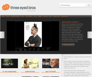 threeeyedbros.com: Three Eyed Bros | A Creative Content Company
A Creative Content Company