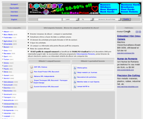 infocompanies.com: InfoCompanies Romania™
InfoCompanies.com - Director electronic de firme si oportunitati de afaceri din Romania. 100.000 profile de companii. Program de marketing si publicitate. Firme din Romania impartite pe domenii si subdomenii de activitate.