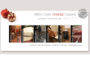 orientalcarpets.com.au: Milton Cater Oriental Carpets
