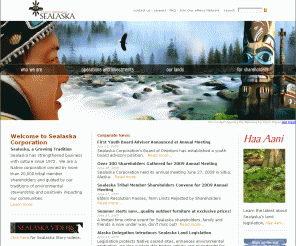 sealaska.com: Sealaska Corporation: Home
Sealaska is an Alaska Native Corporation.