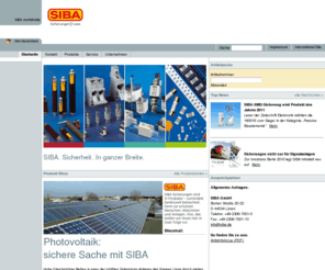 siba.de: SIBA - Sicherungen - Fuses - Startseite
