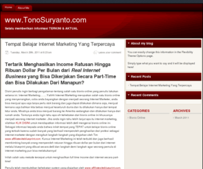 tonosuryanto.com: Informasi Terkini, Aktual dan Terpercaya
Tempatnya berita Terkini, Aktual dan Terpercaya